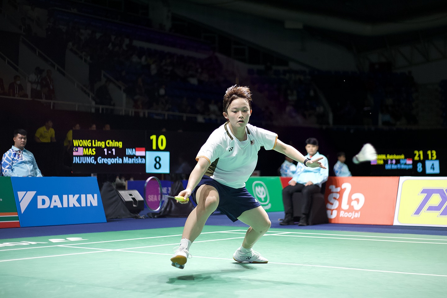 Sukan SEA: Letshanaa, Ling Ching Ke Suku Akhir