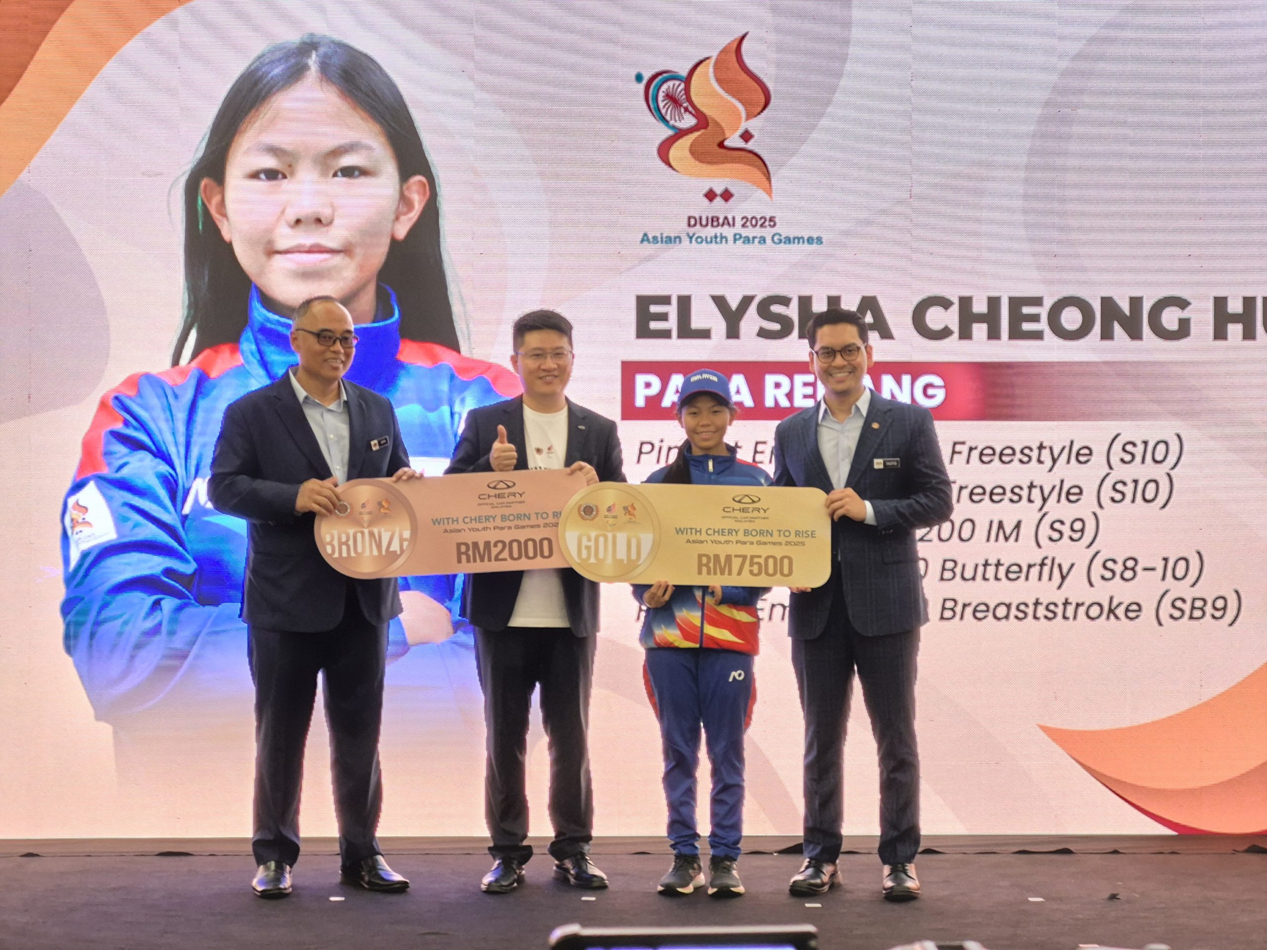 Elysha Terima RM32,000 Hasil Kutip 4 Emas, 1 Gangsa Di AYPG 2025