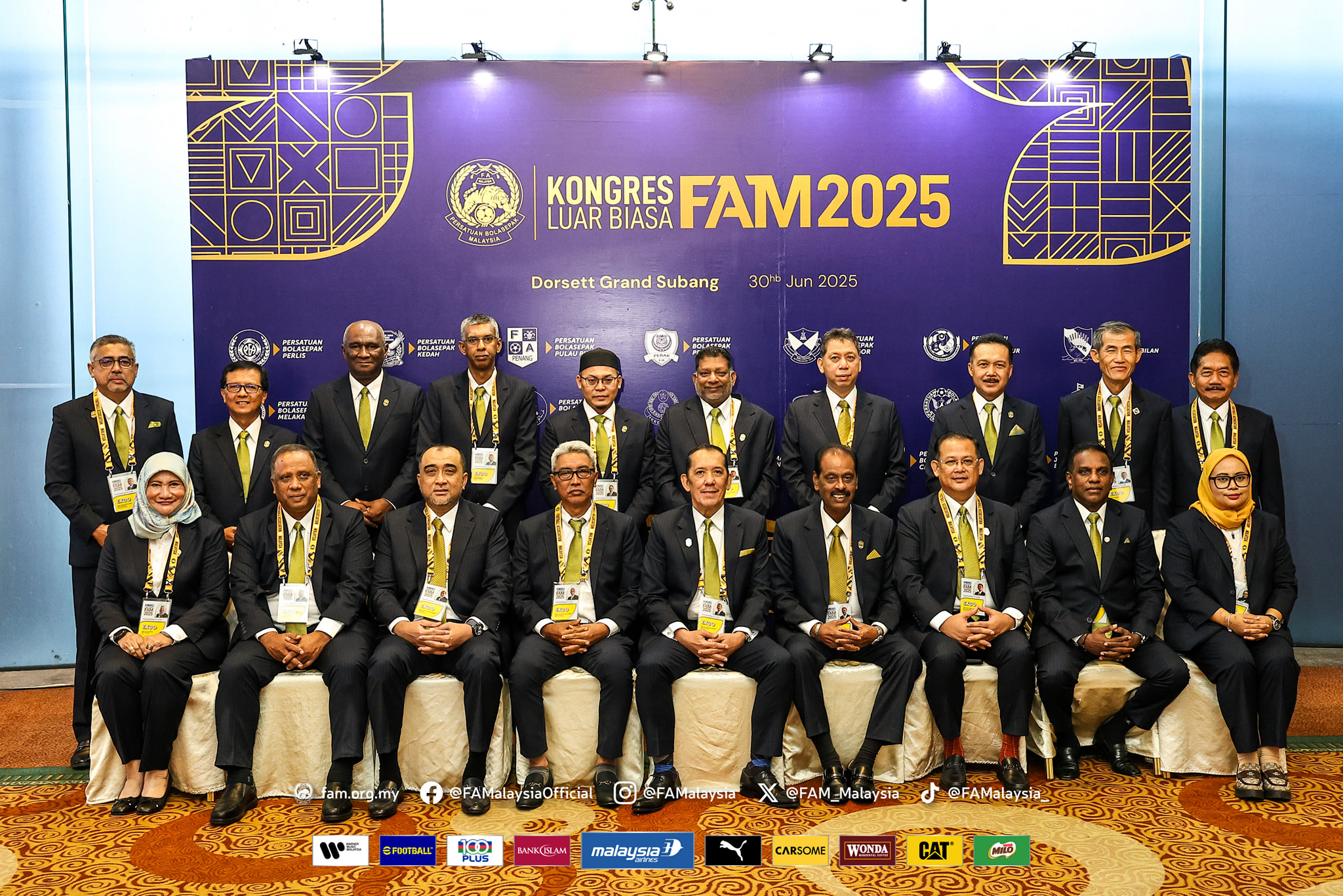 Ahli Jawatankuasa Eksekutif FAM Sebulat Suara Letak Jawatan