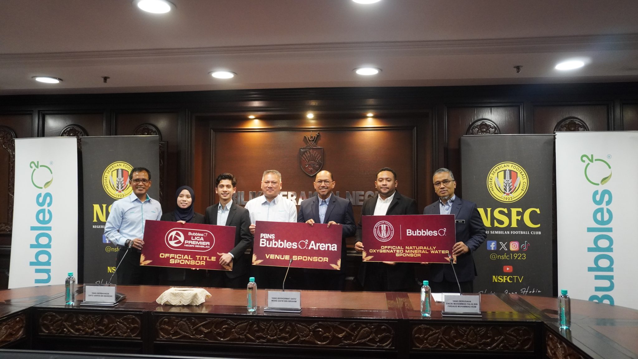 Bubbles O2, Negeri Sembilan FC Bekerjasama Selama 3 Tahun – Sukanz