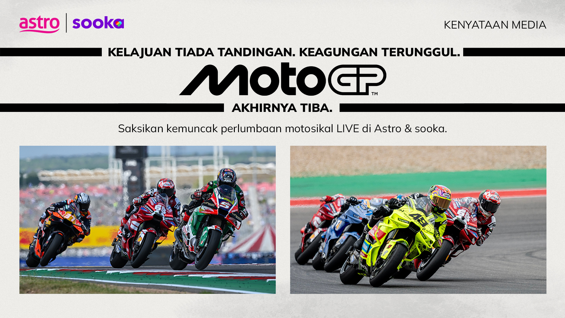 Astro Kembali Siar Secara Langsung Perlumbaan MotoGP