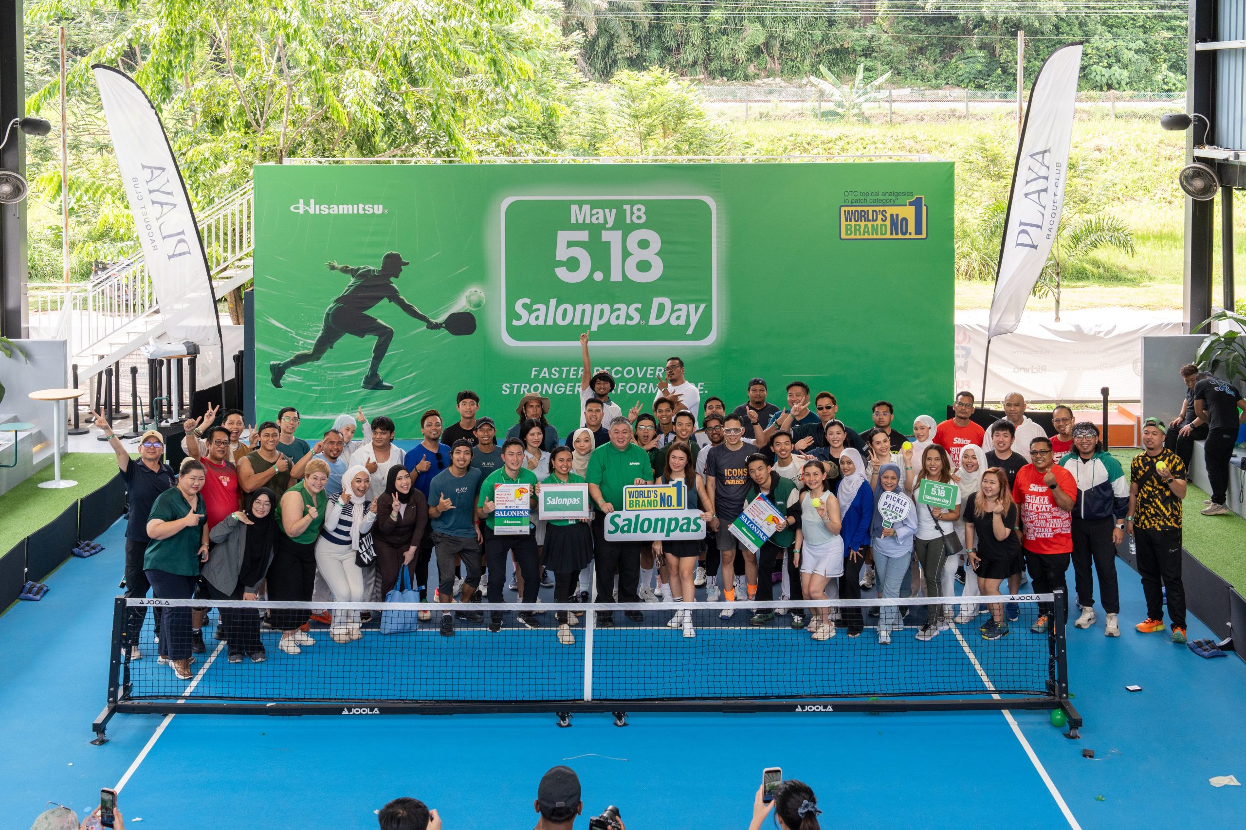 Hisamitsu Rai Hari Salonpas Menerusi Kejohanan Pickleball