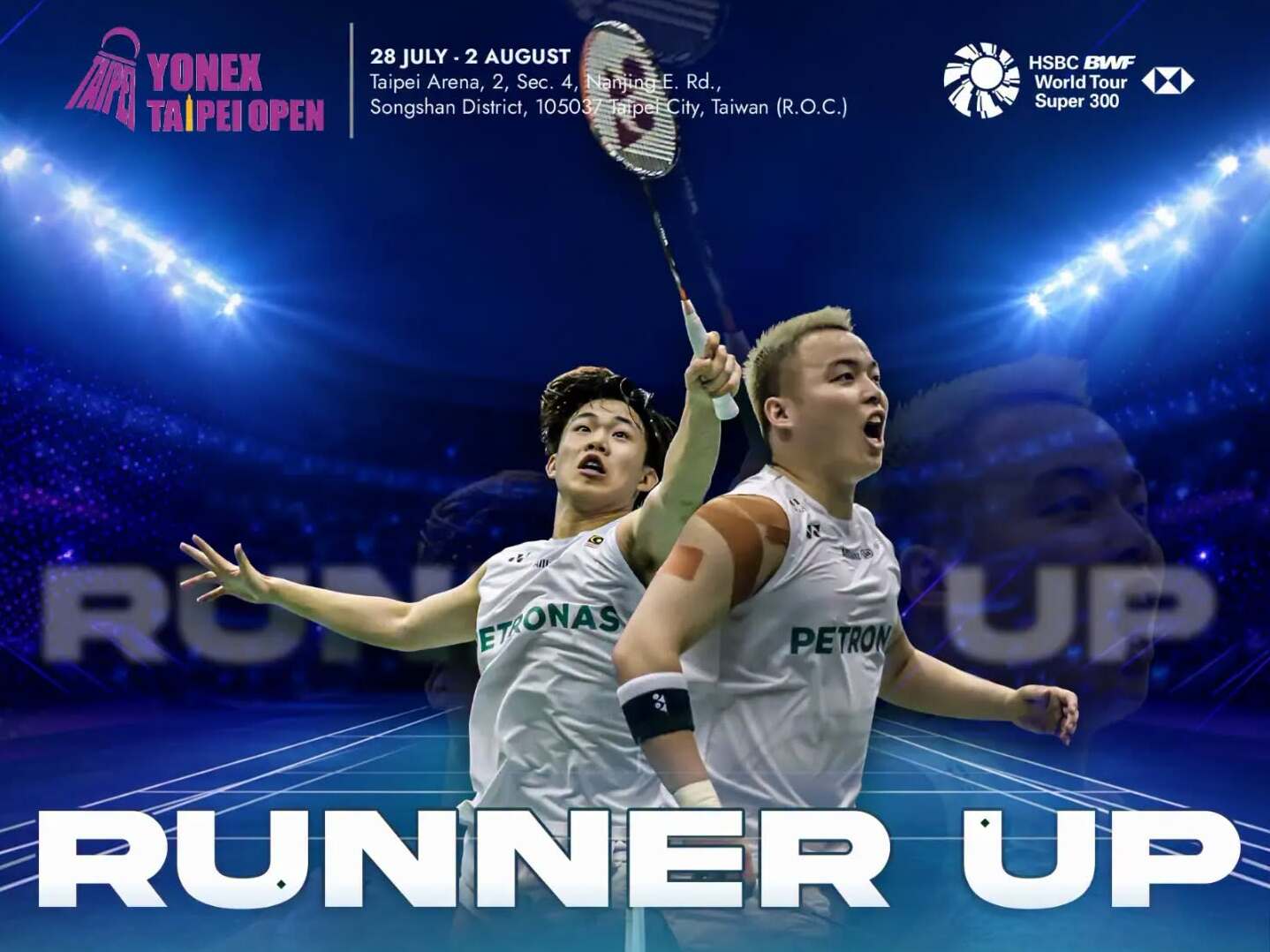 Ranking BWF: Naib Juara Terbuka Taipei Langkau 212 Anak Tangga
