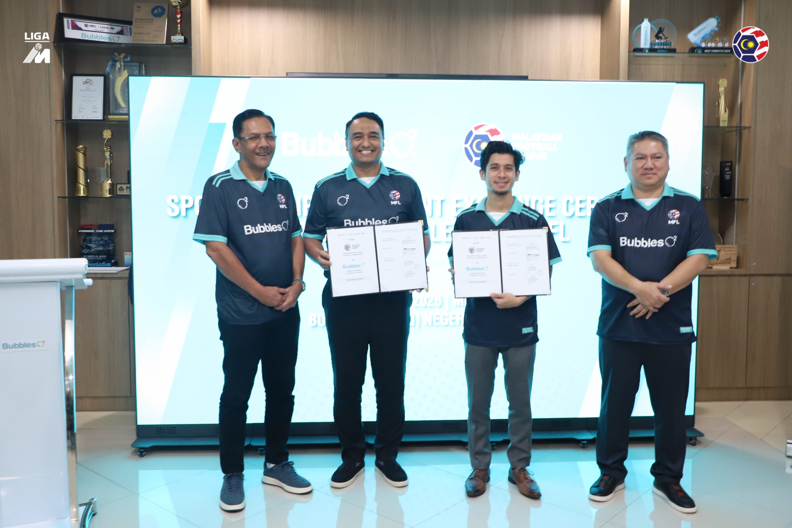 Bubbles O2, MFL Perbaharui Kerjasama Sehingga 2028-29