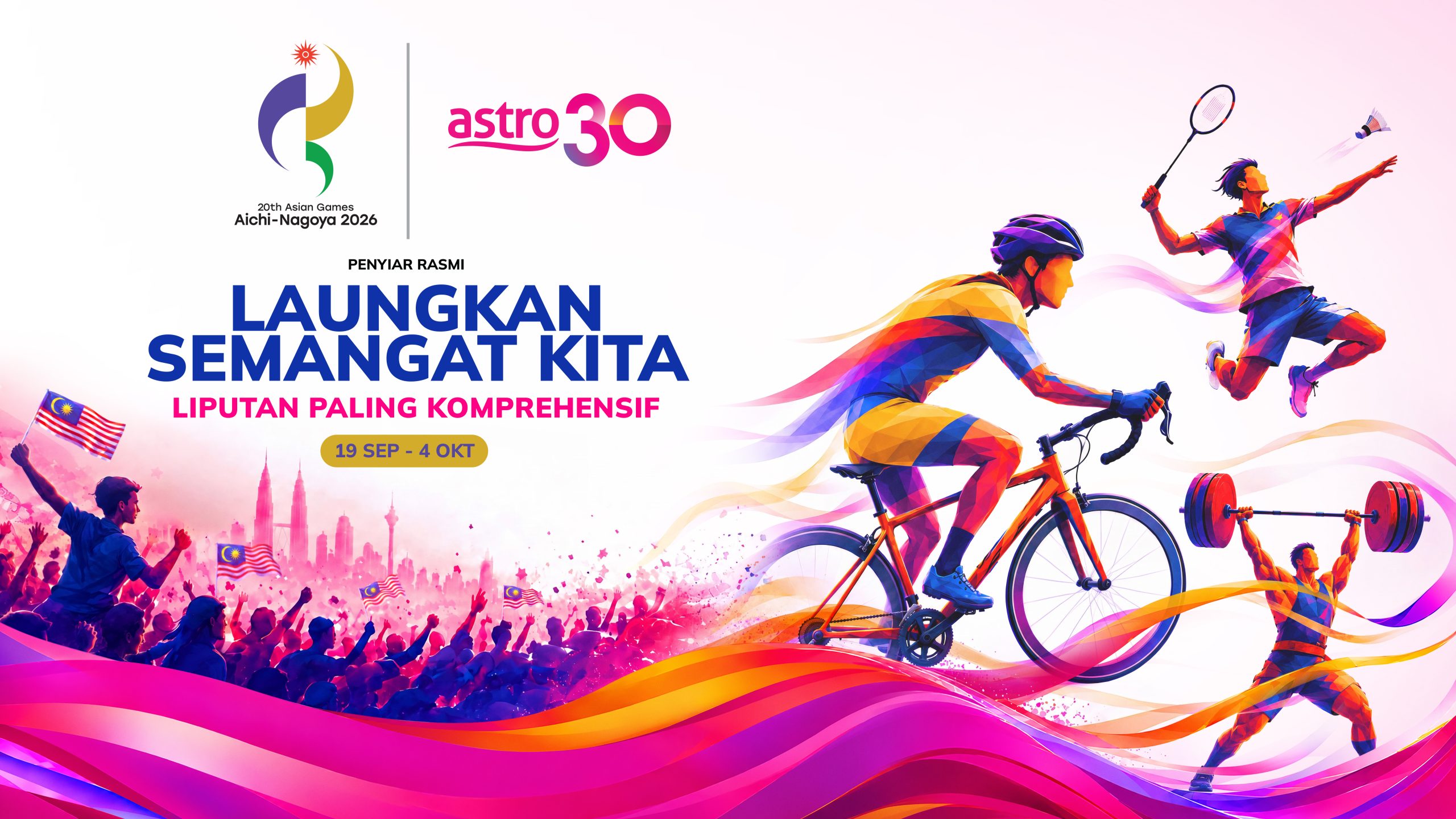 Astro Sedia 7 Saluran Untuk Sukan Asia 2026