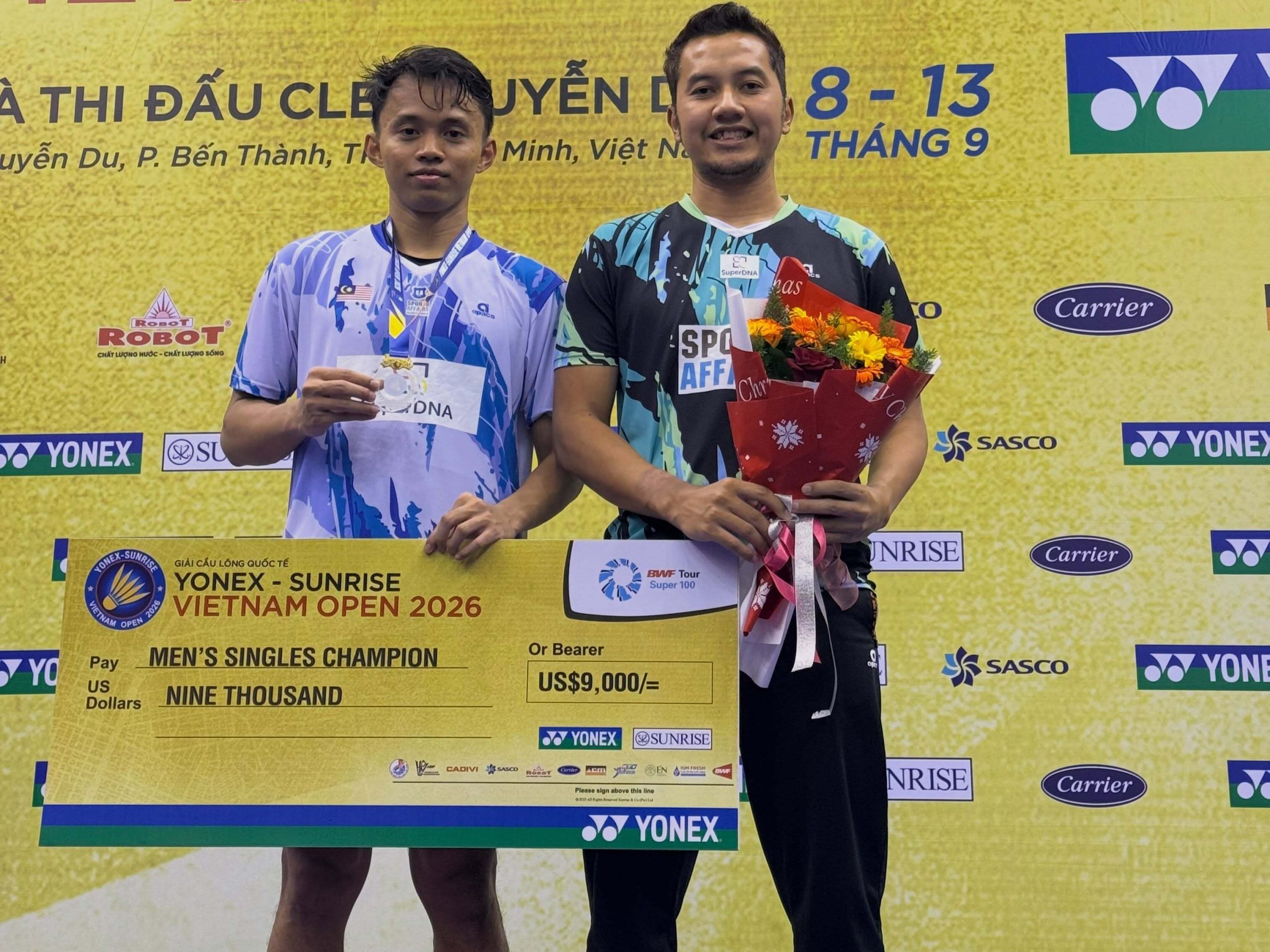 Aidil Sholeh Juarai Saingan Terbuka Vietnam 2026