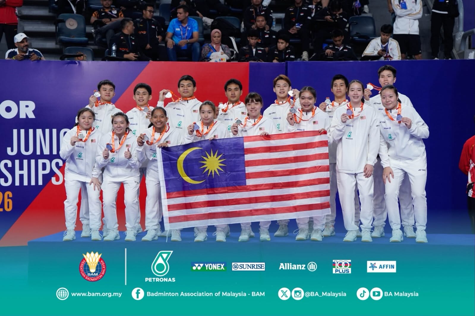 Malaysia Naib Juara Piala Suhandinata 2026