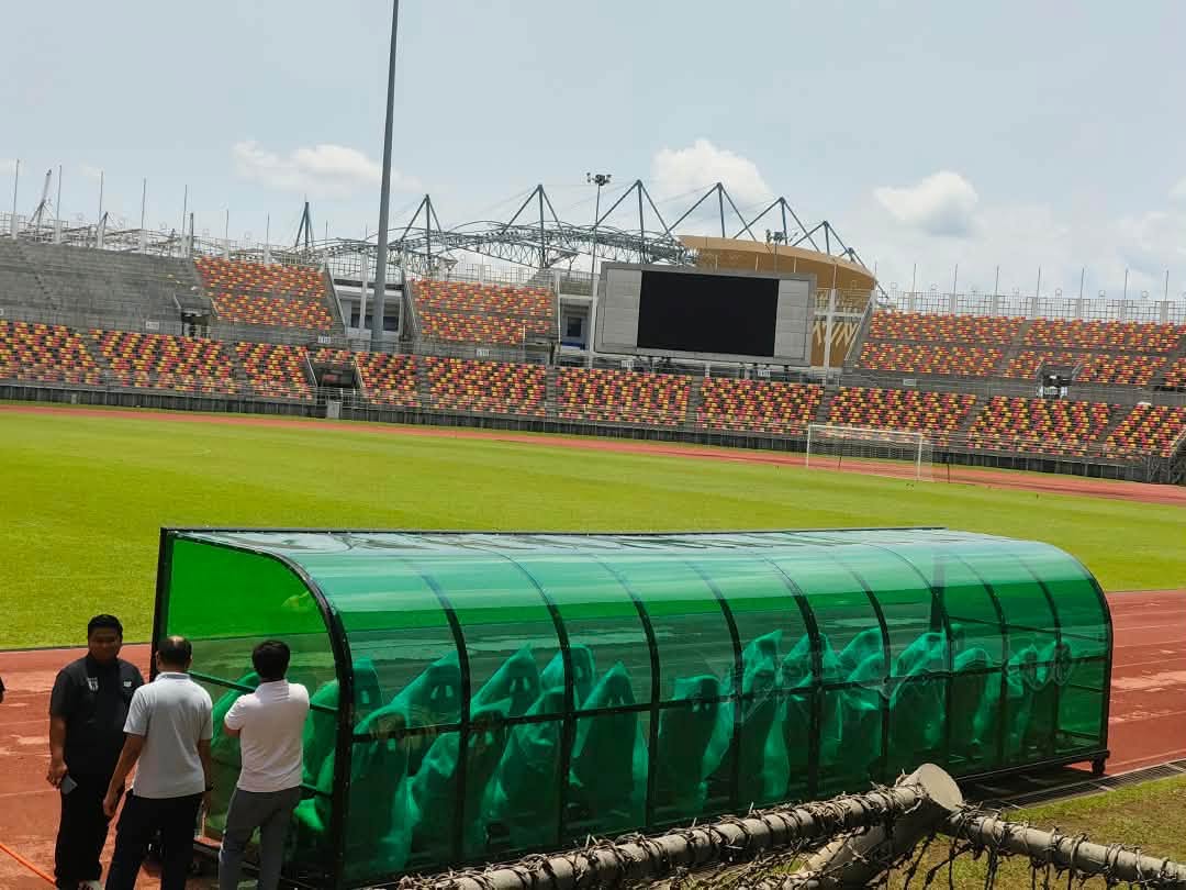 Gelanggang Rasmi Kuching City Berkapasiti 17,584 Penonton, Tempat Duduk Bernombor